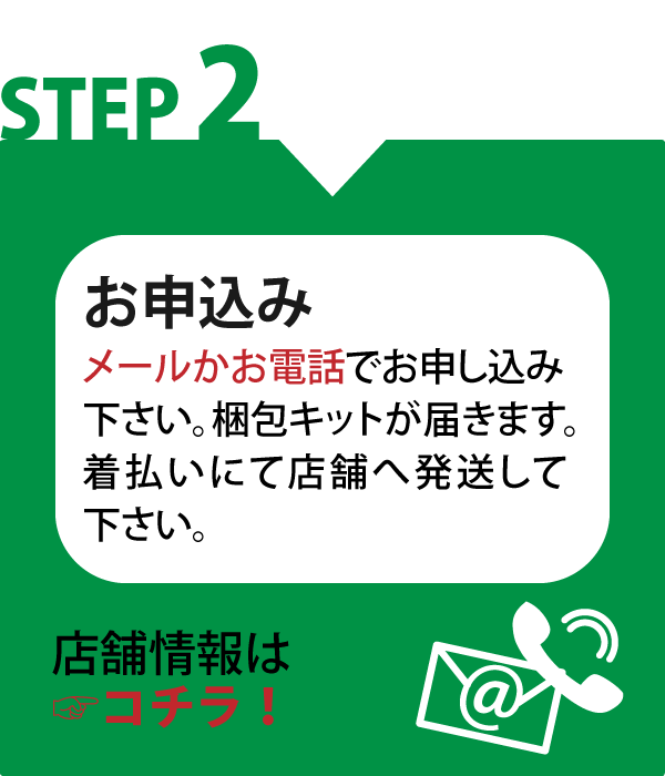 宅配買取ステップ２